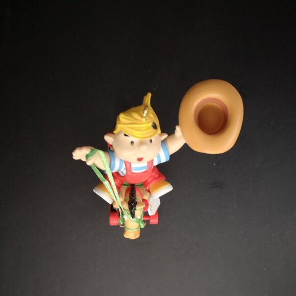 NIB Carleton Cards Dennis the Menace Cowboy Dreams Christmas Ornament - Picture 5 of 7